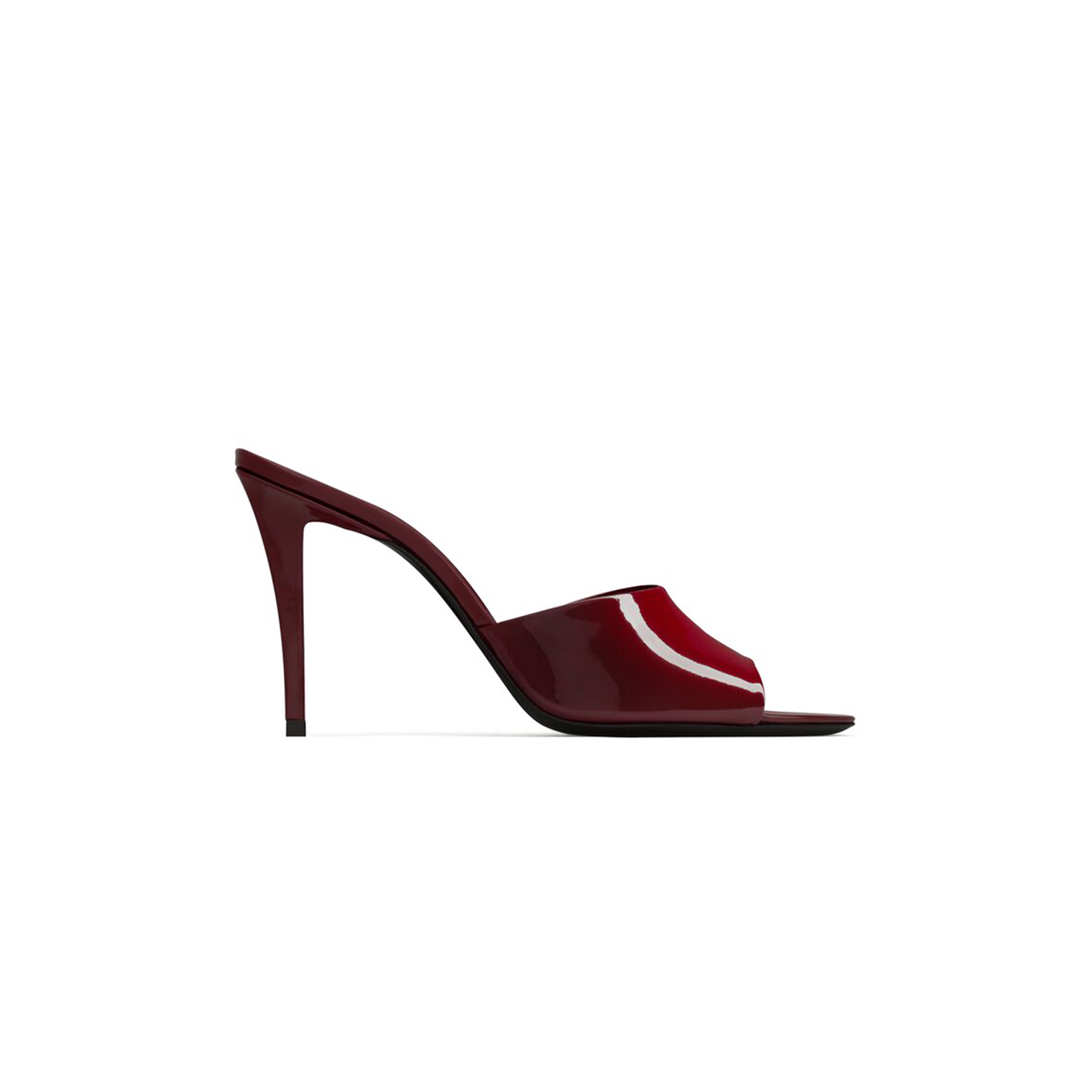 YSL ROMY MULES IN PATENT LEATHER 8066691TV006117